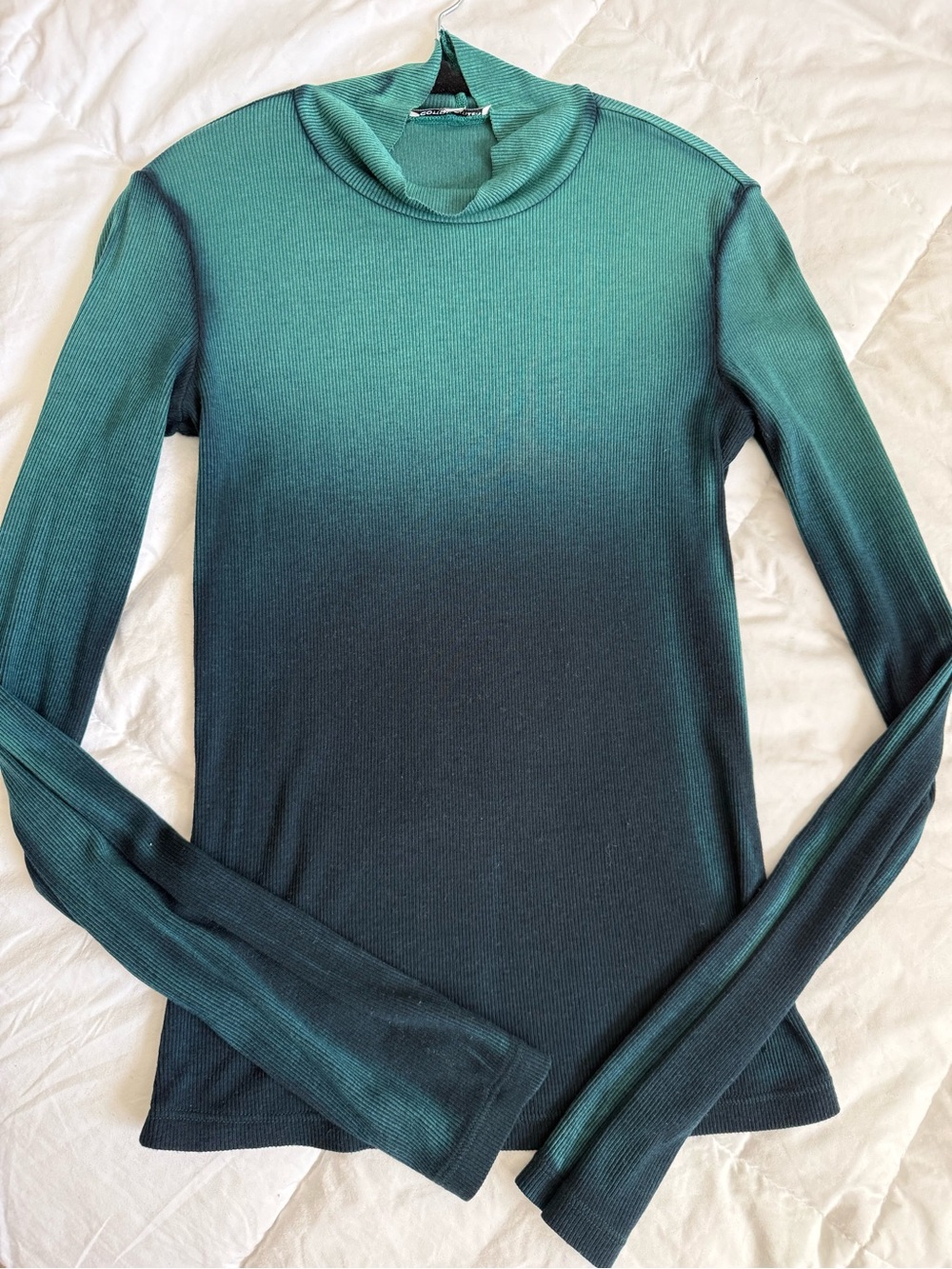 Cotton citizen ombré turtleneck
